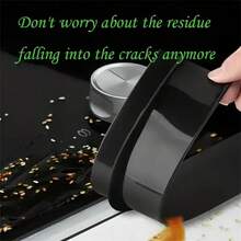 2pcs Set Of Silicone Gap Sealing Strips, Durable, Suitable For Kitchen Stove Gap Strips, Kitchen Gas Stove Countertops, Anti Oil And Anti Fouling T-Shaped Silicone Gap Sealing Strips, High Temperature, Waterproof, Anti Fouling, Clean Without Resid