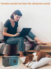 جهاز منع النباح للحيوانات الأليفة الجديد، أداة تدريب محمولة، جهاز تدريب الكلاب بالموجات فوق الصوتية عالي الطاقة المنشط بالصوت، طارد للحيوانات للاستخدام الداخلي والخارجي، جهاز منع النباح بالموجات فوق الصوتية، طارد، مقاوم للضوضاء، مدرب منع نباح الكلاب، مستلزمات الكلاب