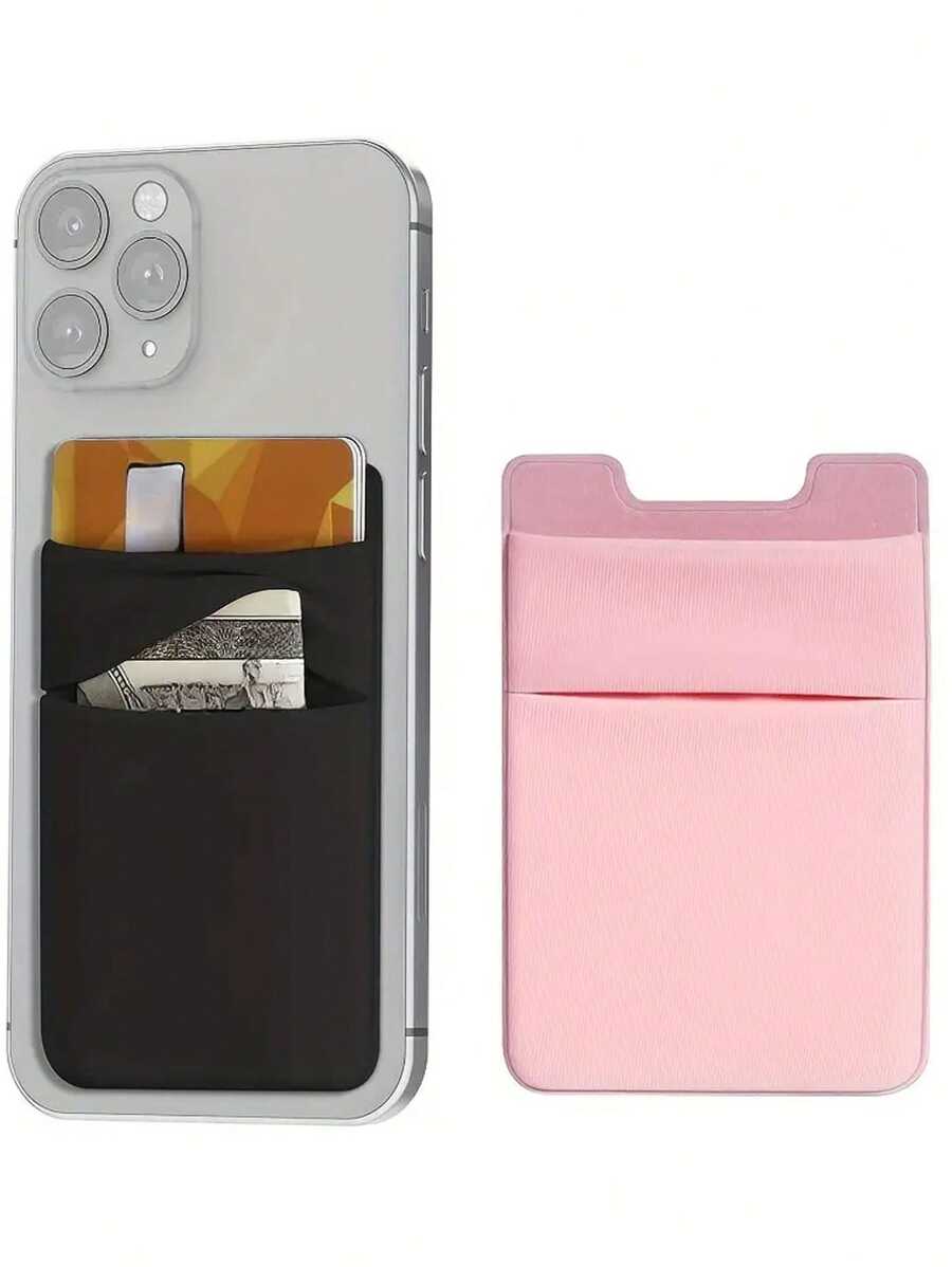 个性化皮革卡夹，适用于手机钱包、卡套、手机壳配件，适用于 14 Pro Max、13、12 Pro，卡套，手机壳配件，粘贴式卡套，适用于身份证/地铁卡/银行卡。