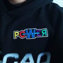Ropa, sombreros, bolsas, tela bordada, parches, cinta adhesiva de doble cara personalizada del nuevo álbum "POWER" de GD