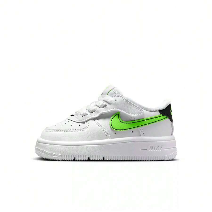 Nike FORCE 1 LOW EASYON (TD) Casual Sneakers, Versatile & Practical - White Green - View 1