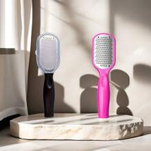 4 Stück/2 Stück/1 Stück waschbare Fußfeile - Mit direkter Aufbewahrungsabdeckung, Fersenschaber, Fußbürste, Edelstahl-Fußreibe, Fußreiniger, Hornhautentferner - Doppelseitiges Fußpflegewerkzeug, Edelstahl-Fußpflege-Feile, Tägliche Pflege, Glatte Haut Spa Zuhause und Nagelpflege Essentiell