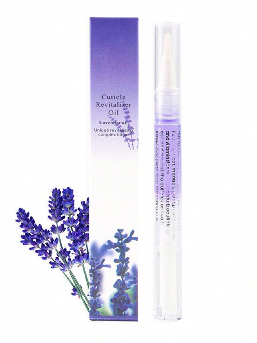 Set de 3 piezas (Lavanda, Rosa, Naranja Dulce) Bolígrafo de aceite para cutículas, Acondicionador revitalizante para cutículas, Tratamiento de cuidado de uñas, Bolígrafo humectante y reparador para manicura de uñas de gel - Morado - Ver 1