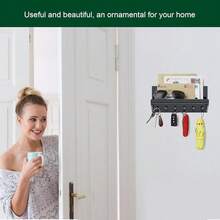 Decorative Key Holder For Wall - Acrylic Key Holder Wall Mount Key Hooks For Wall Key Holder With Shelf Entryway Key Ra Key - Multicolor - View 7