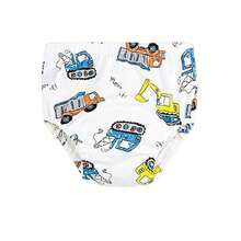 3 件男女通用儿童可重复使用如厕训练内裤，防水透气卡通尿布，适用于如厕训练和失禁，适合 12 个月至 3 岁的男孩和女孩