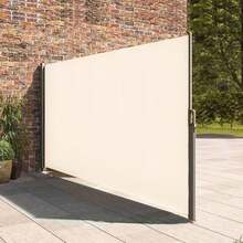 71''x138'' Retractable Side Awning For Patio, Retractable Privacy Screen Outdoor, Waterproof & UV-Resistant Folding Privacy Divider, For Patio, Balcony And Pools - Màu be - Xem 2