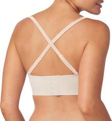 Women's Comfort Strapless, Stay-Put Wireless, Full-Coverage Convertible Bra - Black - View 9