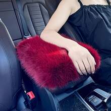 Velvety Soft Furry Armrest Pad Cover - Luxurious Comfort For Women Cars - Premium Universal Center Console Cushion - Polyester Design For Car Suv Truck, Fluffy Centre Console Armrest Cushion Cushion Upholstery,Car Acessesories Women - one-size - View 34