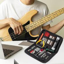 Guitar Maintenance Tools Kit – Guitar Repair & Cleaning Kit With String Winder, Cutter, Fret Files, Screwdriver – Guitar Tool Set For Acoustic, Electric, Bass Guitars For Beginners Musicians - 72PCS - View 2