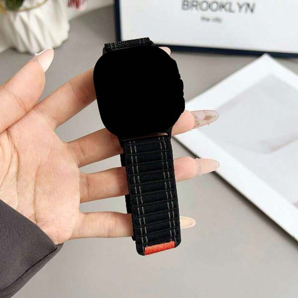 Correa de reloj de nailon con diseño de olas para Galaxy Watch 7 Ultra, ajustable, accesorio de repuesto para correa de reloj Galaxy