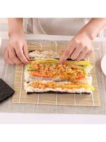 5 Stücke Sushi Roll Matte, lila Seetang Rollreis Sushi Bambusmatte, Sushi Herstellungswerkzeug