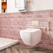 Marble Blue Peel And Stick Backsplash Glossy Wall Tile Stickers Vinyl Self Adhesive Stick On Subway Tile Back Splash For Kitchen Bathroom