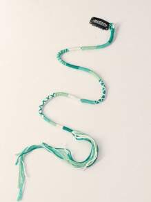 1 pieza Clip para el cabello de mujer con cadena, Lazo para el cabello trenzado de colores, Trenza de cuerda de colores hecha a mano, Accesorios para el cabello de mujer, Decoración para el cabello de playa de verano, Diadema con clip de cabello colorido, Reutilizable, Diademas para mujeres, Reutilizable, Accesorios de Halloween