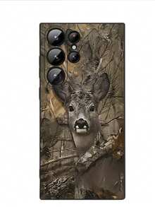 1 件 Niche Deer 防摔防滑黑色手机壳适用于 Galaxy A04e/A05s/A13/A14/A15/A34/A35/A50/A52/A53/A54/S21/S22/S23/S24/S25/S25Ultra - 黑色 - 查看 8