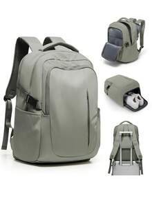 Laptop Backpack Travel Backpack, Lightweight Multiple Pockets School Backpack Large Capacity Business 15.6 Inch Laptop Work Bag For Women, Carry On Laptop Backpack For Travel, No Check-In, With Shoe Compartment, Nylon Material, For Men, Women, Outdoor Leisure, Business Trip, Short Trip, Computer Backpack Fits 15.6/16.1 Inch Laptop, Casual Style, Perfect For Daily Commute, Commuter Backpack, Vacation Style - Multicolor - View 9
