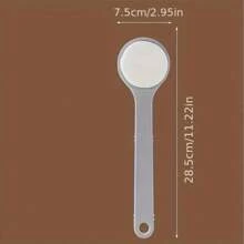 [مطبق جسم إرجونومي] مطبق لوشن الجسم إرجونومي | فرشاة ظهر ذات مقبض طويل مع وسادة إسفنجية، لا تحتاج إلى بطاريات، رائع لتطبيق الجسم بعد الاستحمام، أدوات العناية بالبشرة