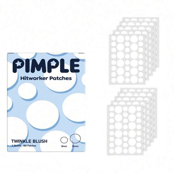 360pcs Round Transparent Decorative Face Stickers, Easy And Convenient To Use