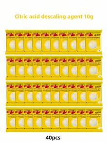 Jue Fish Limescale Cleaning Effervescent Tablets, For Stainless Steel Pots, Kettles, Removes Limescale & Dirt, Lemon Scented - White - View 22