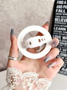 镂空磁性硅胶舒适圆形握把手机支架兼容 MagSafe 强力握把兼容 兼容 、Android 手机，生日、家人、朋友戒指支架的礼物，手机握把，手机配件 - 支架 - 查看 6