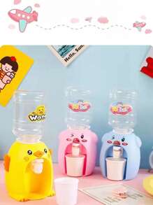 1 Pieza Lindo Diseño De Animal Juguete Dispensador De Agua Para Niños, Presiona Para Liberar Agua, Dispensador De Jugo, Dispensador De Bebidas