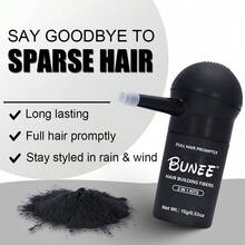 BUNEE 15g Fiber Powder + Spray Head Combo Set - Convenient Physical Hair Volumizing, Styling Hair Density Treatment - Multicolor - View 7