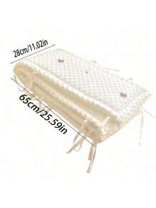 1pc 100cm/39.3 Inches, 150cm/59.05 Inches, 180cm/70.86 Inches, 200cm/78.74 Inches Baby Crib Bumper Collision Buffer Soft Bag, Baby And Child Soft Bag Collision Edge Protection, Detachable, Washable