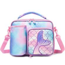 1pc Lunch For Girls Cute Girls Crossbody Bag Kids Lunch Bag For Girls Insulated Hot And Cold Fresh-Keeping Bag With Adjustable Shoulder Strap Back To School For 3-14 Age - Multicolor Girls Lunch Bag - View 6