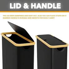 Large Capacity Foldable Fabric Storage Basket - Multi-Functional Laundry Hamper & Tissue Paper Organizer With Dual Handles, Bohemian Style Rectangular Design For Bathroom, Bedroom, Kitchen Organization, Laundry Organization And Storage, Home Organization, Elegant Textured Finish, Sturdy Handle Feature, Compartmentalized Interior, Laundry Baskets - Multicolor - View 6