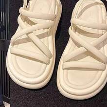 Women Platforms & Wedge Sandals - Beige - View 4