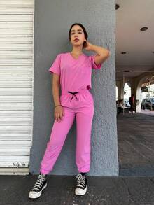 Scrub Sets - Pink - View 3