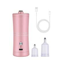 Professional Cordless Airbrush Kit USB Rechargeable, Portable & Lightweight For Painting, Makeup, Haircuts, Nail Art & More With Cleaning Brushes Tools - 中腰粉+刷 - 查看 2
