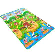 1pc 180x120cmx0.3cm Double-Sided Living Room Baby Crawling Mat Baby Moisture-Proof Crawling Mat Home Foam Floor Mat Outdoor Picnic Mat