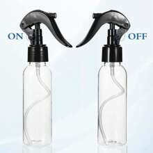 Pack Of 3 Spray Bottles, 100 Ml Small Spray Bottles For Filling, Transparent, Empty, Fine Mist Spray Bottle With Labels, Funnels, Travel Atomiser For Liquid, Cosmetics, Cleaning, Personal Care