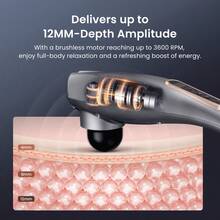 Rechargeable Handheld Neck Massager Cordless Electric Back Massage Tool For Shoulder Foot Leg Calf Gifts For Women And Men - asPic - View 4