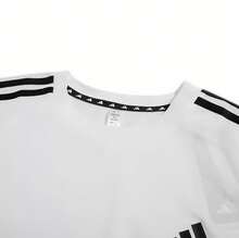 Adidas Camiseta deportiva TR-ES BASE 3S para hombre, nueva, transpirable, de secado rápido, para correr, fitness y entrenamiento. - Blanco - Ver 9