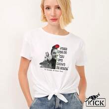 T-Shirt T-Shirt Saint Therese Rain Of Roses Unisex Shirt 100% Cotton - trắng - Xem 1