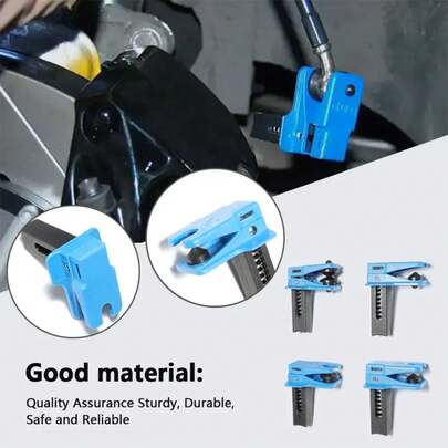 4 piezas de herramienta de tapón de tubo de freno de aceite para evitar derrames de aceite, tapones a prueba de fugas para líneas de freno automotrices