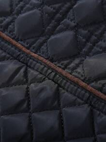 Giolshon Women's Casual Hooded Down Jacket, With Pockets, Lightweight Quilted Coat, Suitable For Spring, Autumn And Winter Daily Wear