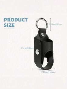 5Pcs,Asthma Inhaler Keychain Holder,Outdoor Portable Mini Cough Spray Bottle Holster,Travel Essential, Casual Style Cough Bottle Protector,Cough And Asthma Single Inhaler PU Leather Case At Night, And Carry On Medicine Bottle Storage Bag, Unisex Casual Keychain Pouches For Asthma Inhaler And Cough Syrup Bottle Bracket, Portable Protective Camping Travel Organizer Pouch, Lightweight And Convenient For Going Out (Inhaler Not Included) - Multicolor - View 12