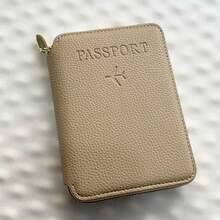 Luxury Passport Wallet - 米色 - 查看 1