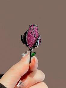 Broche de flor de peonía esmaltada con estilo retro, accesorio de flor de perla sintética de alta gama, apto para fiestas, cumpleaños, Navidad, San Valentín, Día de Acción de Gracias, mamá, madre, Día de la Madre, regalo