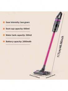 Kabelloser Staubsauger, Hochleistungsstaubsauger, geeignet für Zuhause, 600ml Staubbehälter, Akku-Staubsauger ohne Kabel, geeignet für Hartholzböden, Teppiche und Tierhaare. Kategorie: Nass- und Trockensauger, Akkukapazität: 2000mAh