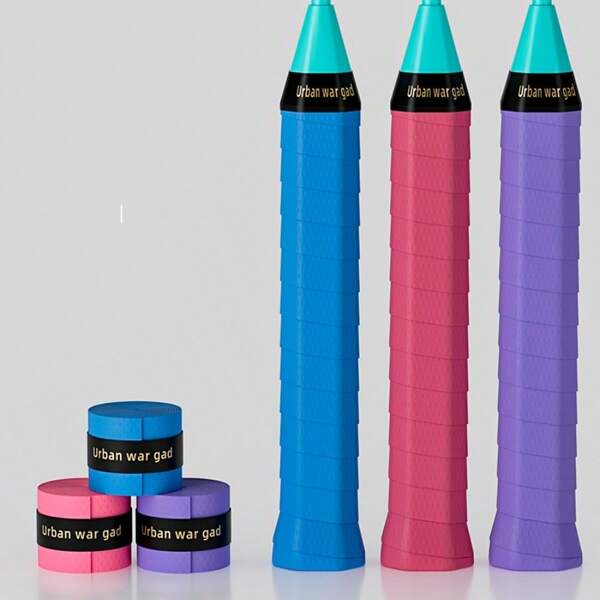 1 Stück Sportgeräte Griffbandage, dauerhafte stoßabsorbierende und abriebfeste Handumwicklung, rutschfester Riemen für Fitnessgeräte, Schlägerbeschläge, Fahrräder - verlängert die Lebensdauer des Griffs, universelle Schutzumwicklung