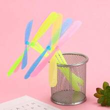 25 件/100 件飞翔竹蜻蜓复古户外玩具，手摇双拍翼仙女飞行器 - 彩色 - 查看 5