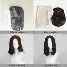 4 件棕色卷发假发，适合《疾速追杀》第四章角色扮演和万圣节 - 深棕色 - 查看 7