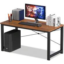 FBXGT Escritorio Minimalista, Escritorio para Computadora, Escritorios Modernos, Escritorio de Madera, Escritorio Oficina Fácil de Montar, Adecuado para Estudiar, Trabajar, Jugar Juegos (100*60*75 CM) - 100*60*75 cm - Ver 2