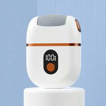 Lima eléctrica recargable para pies, 3 cabezales de molienda reemplazables, cabezal grueso para pulido basto, recargable por USB, portátil y fácil de usar, cuidado de la piel, apto para piel agrietada y seca