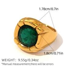 1pc Summer Women's Beach Starfish Design 18K Gold Plated Stainless Steel Ring Colorful Dopamine Waterproof Suitable For Vacation Travel
