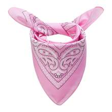 Adjustable Chin Strap Cowboy Hats Cowgirl Hat With Scarf For Women Girls Cowboy Costume Theme Party - 白色帽子粉紅色絲帶 - 查看 8