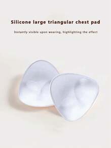 2pcs Women Invisible Padding Magic Bra Inserts Bra, Bikini Breast Petals, Thickened Chest Pad Insert,Breast Push Up Pads, Swimsuit Silicone Bra Pad, Waterproof Pad, Daily Wear
